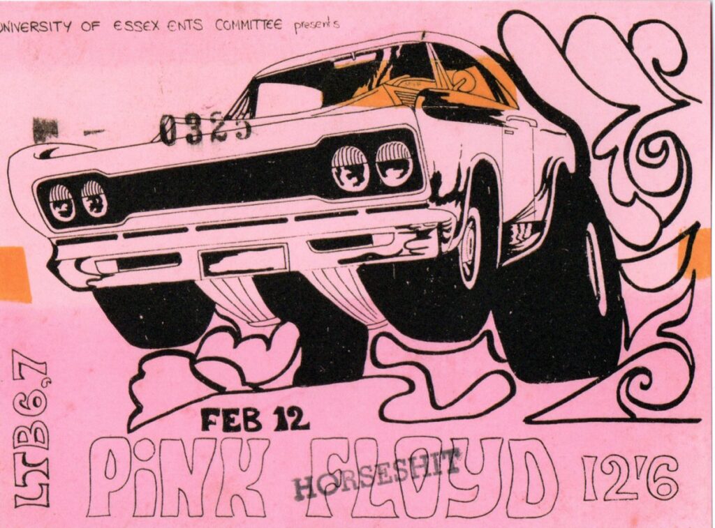 1970 Pink Floyd Uni of Essex on UK Tour
