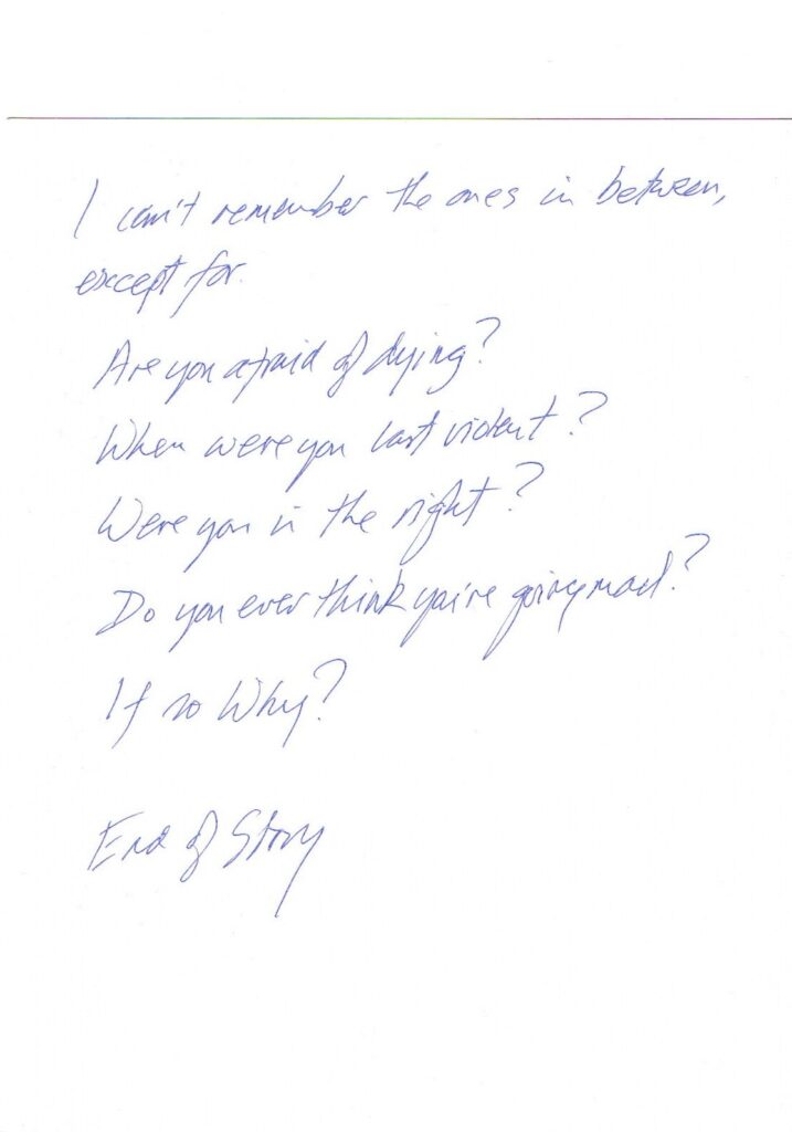 Questions for Assorted Lunatics 3
