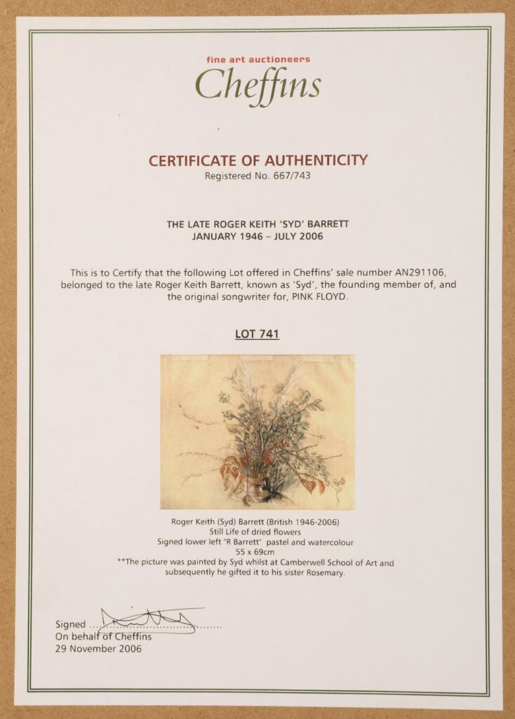 Syd Barrett Flowers Art Auction (6)