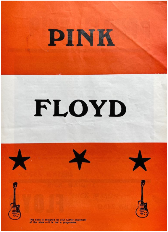 1969 Pink Floyd Netherlands Artist Support Paper 01