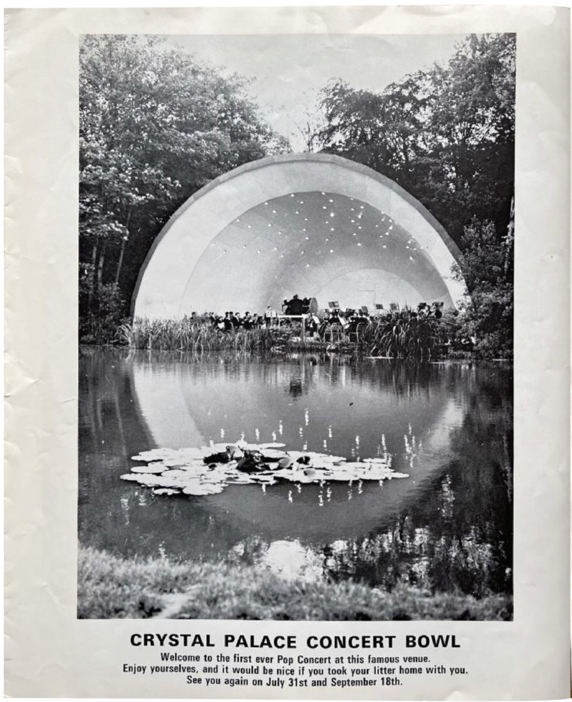 1971 Pink Floyd Crystal Palace Bowl Tour Programme pg02