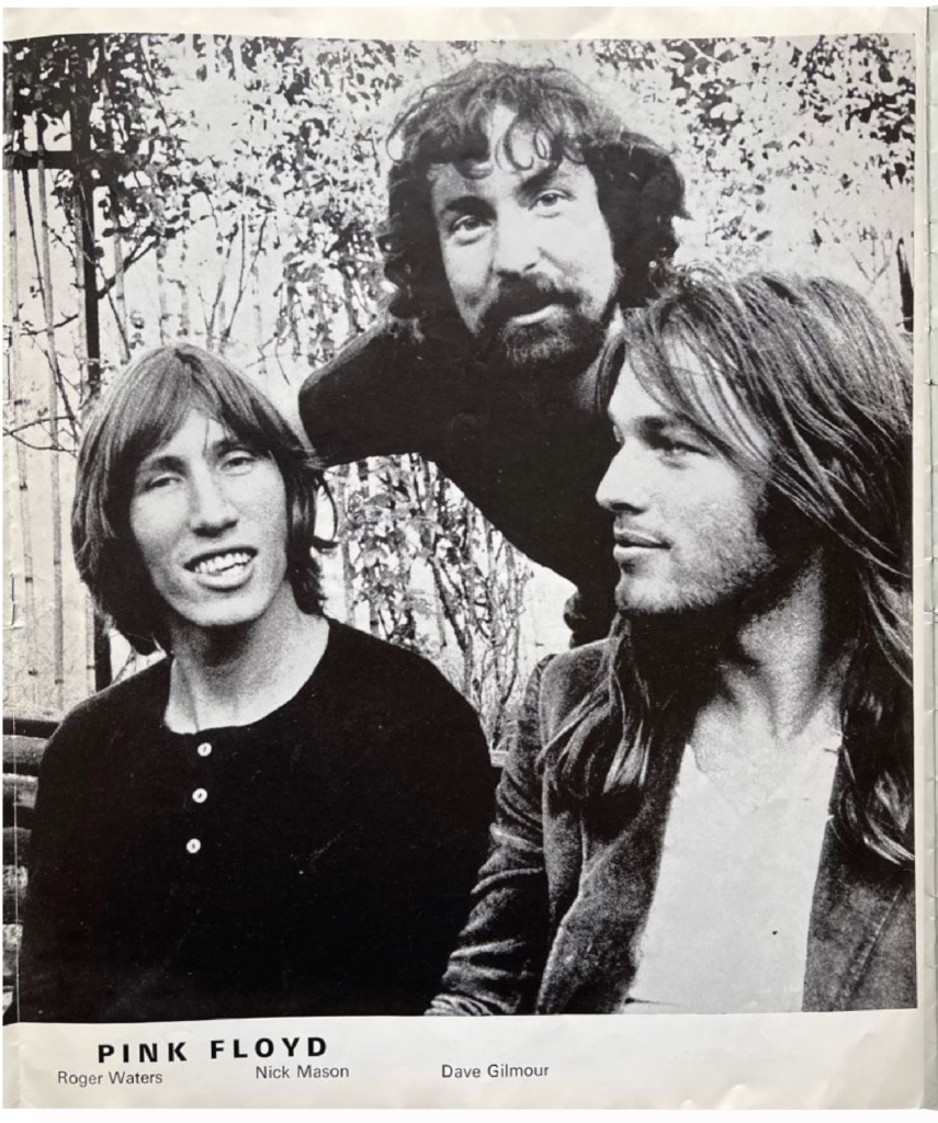 1971 Pink Floyd Crystal Palace Bowl Tour Programme pg06