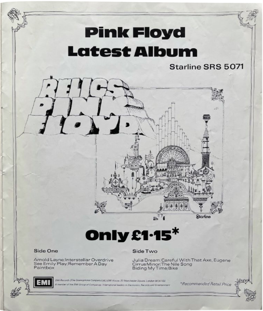 1971 Pink Floyd Crystal Palace Bowl Tour Programme pg07