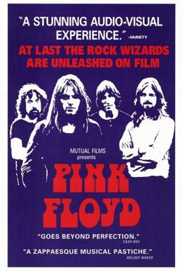 1972 Pink Floyd Live at Pompeii Theatrical Release poster