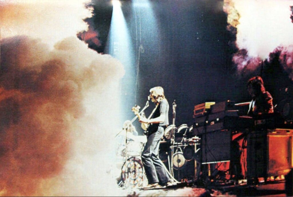 1972 Pink Floyd Rainbow Theatre, Finsbury Park, London England. February 1972. Photos by Michael Putland pic 1