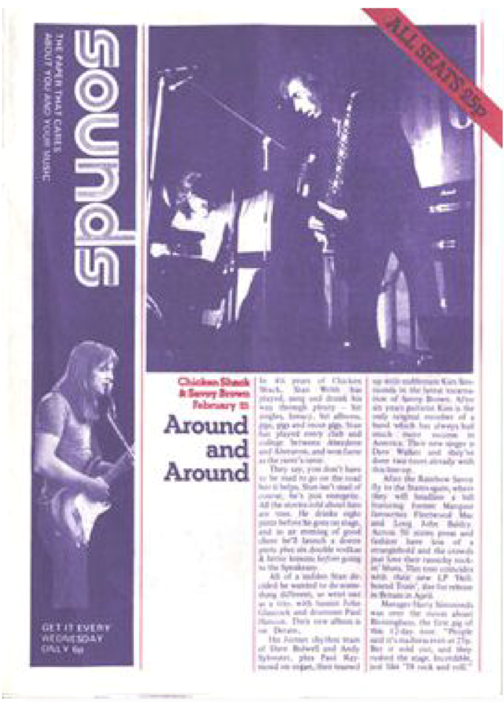1972 Pink Floyd Rainbow Theatre Tour Programme pg12