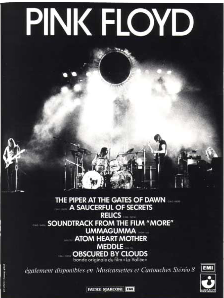 1972 Pink Floyd Roland Petit Ballet Programme pg07