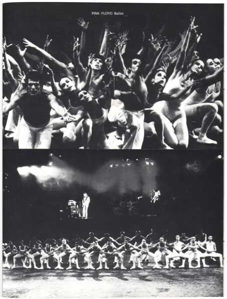 1972 Pink Floyd Roland Petit Ballet Programme pg09