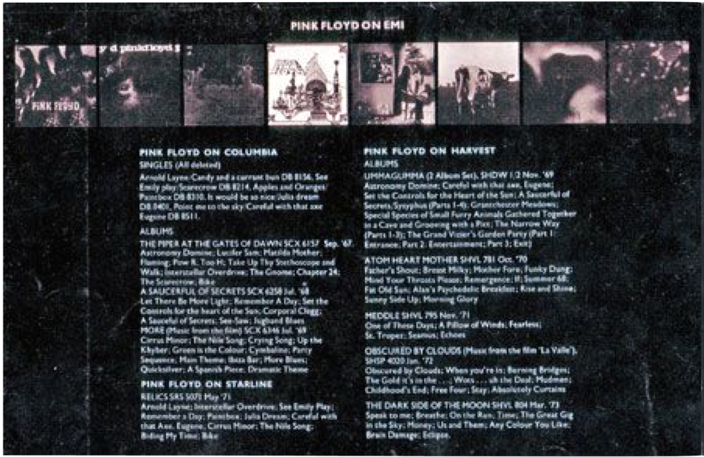 1973 Pink Floyd Dark Side Of The Moon Premiere 1973 pg08