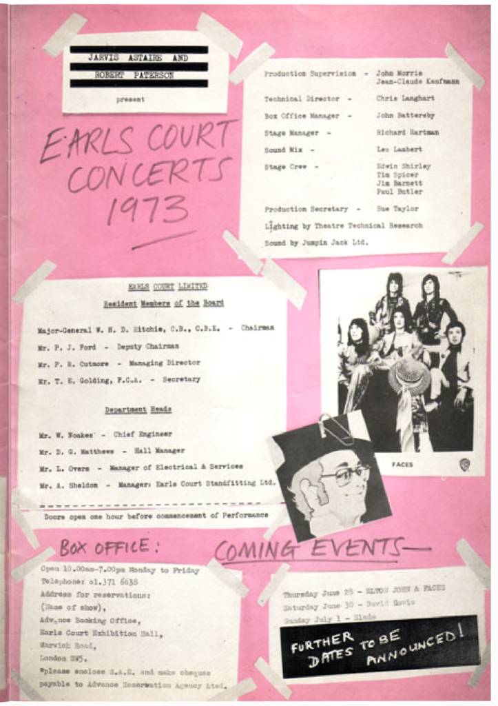 1973 Pink Floyd Earls Court Official Tour Programme pg03