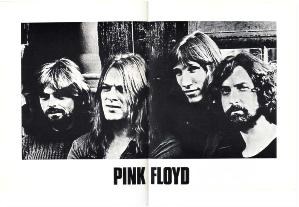 1973 Pink Floyd Earls Court Unofficial Tour Programme pg04-05
