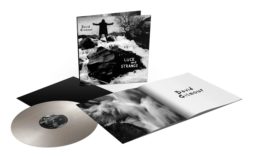 3 David Gilmour Luck and Strange Vinyl Silver