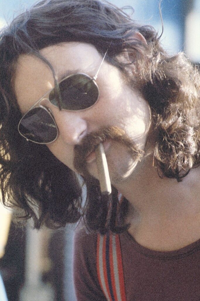 Nick Mason Pink Floyd backstage at Amsterdam Rock Circus at the Olympisch Stadium on May 22 1972 Amsterdam Netherlands © Peter Mazel pic 4