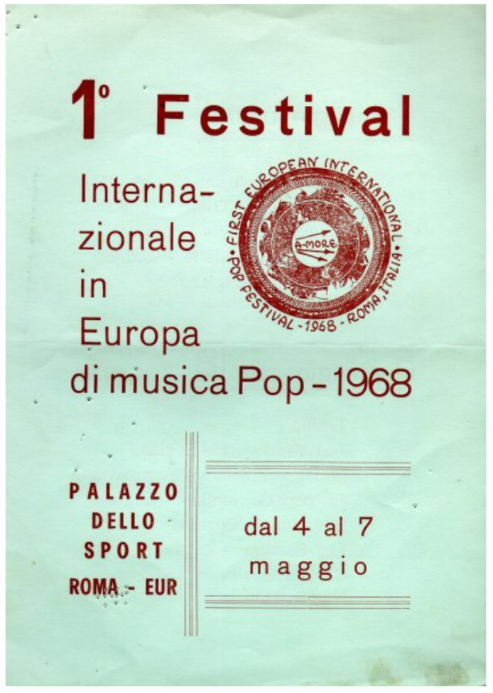 Pink Floyd First International European Pop Festival Piper Club May 6th 1968 01 Front