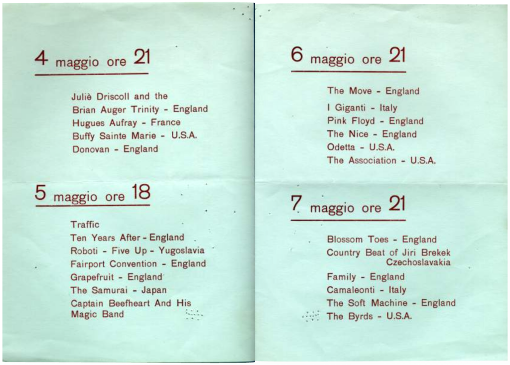 Pink Floyd First International European Pop Festival Piper Club May 6th 1968 02-03