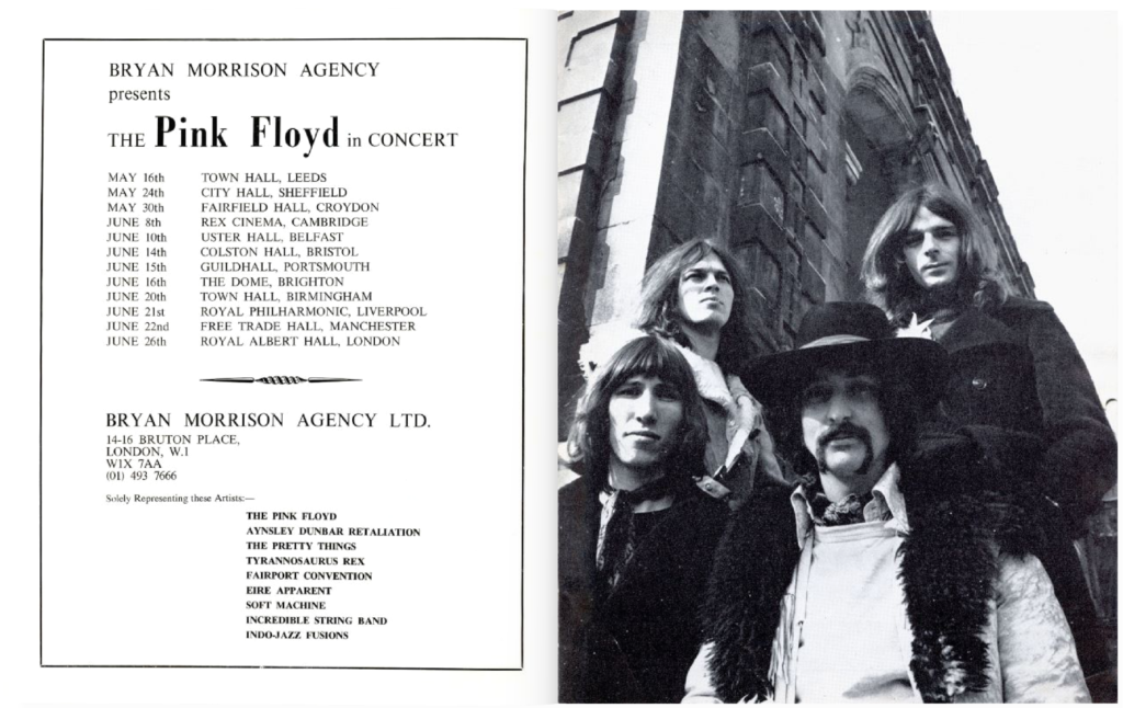 Pink Floyd Tour Programme May to June 1969 pg02-03