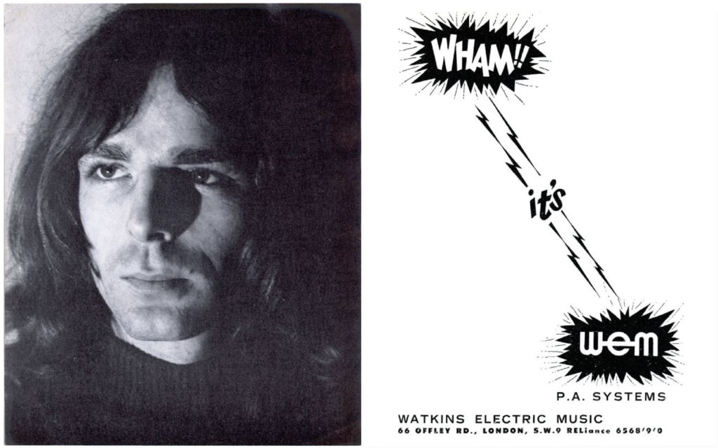 Pink Floyd Tour Programme May to June 1969 pg16-17