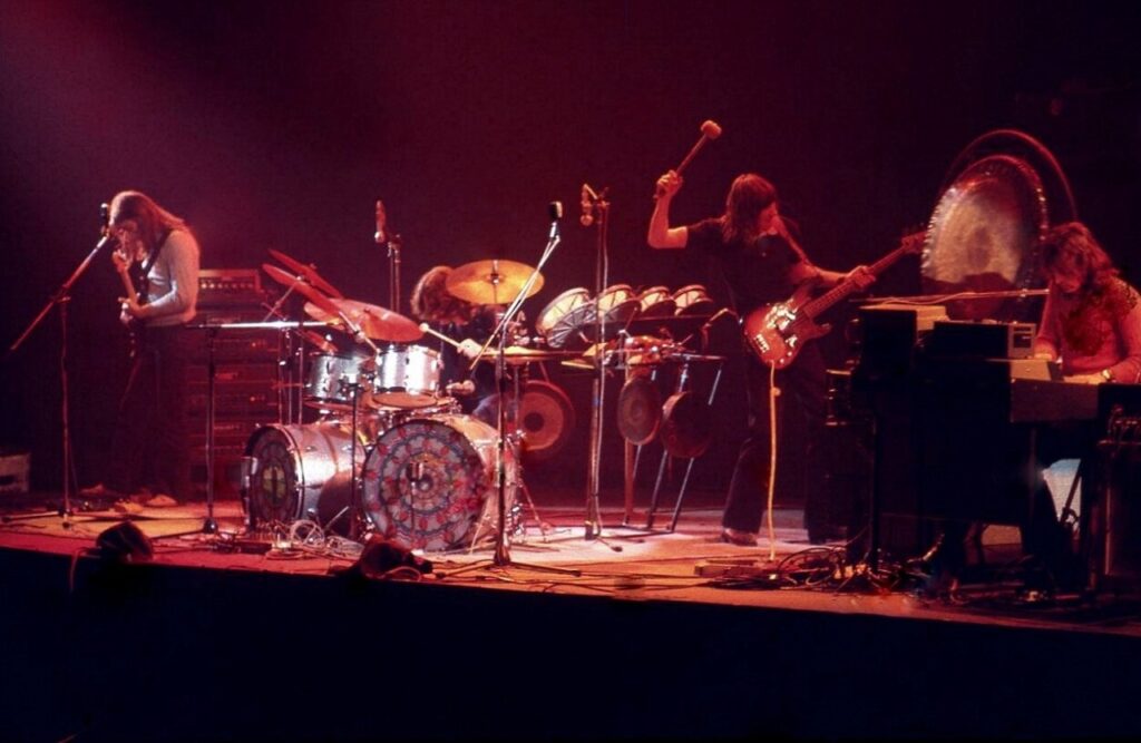 Pink Floyd at the Rainbow Theatre London February 1972 Pic Copyright Ilpo Musto Michael Putland pic 4