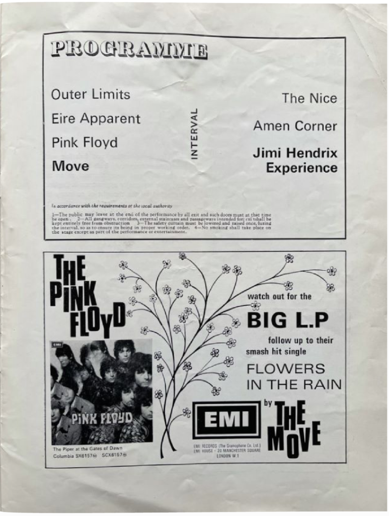 Pink Floyd – Jimi Hendrix 1967 13