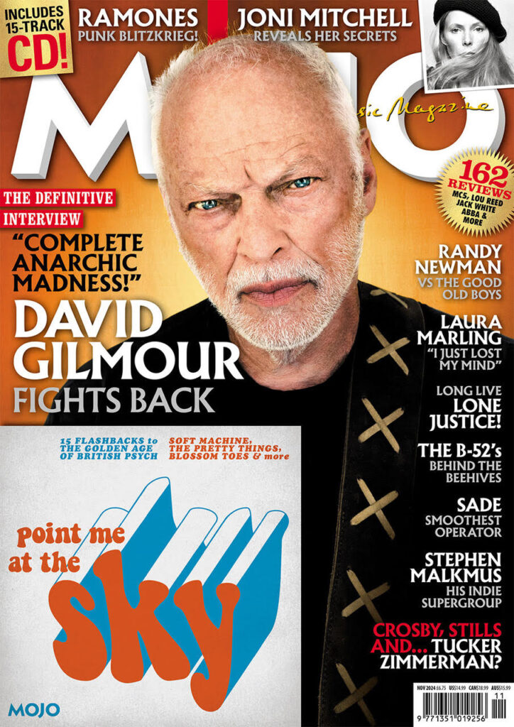 David Gilmour MOJO Magazine November 2024 Cover