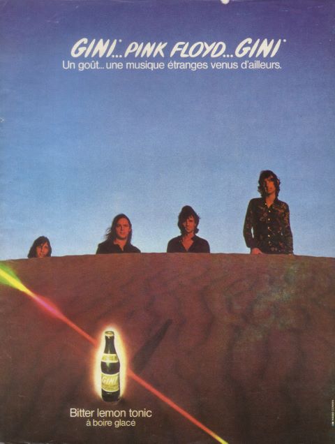 1974 Pink Floyd French Drink Gini Advert (1)