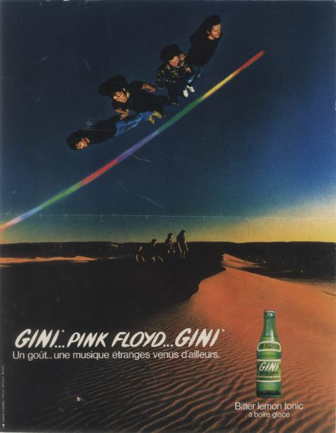 1974 Pink Floyd French Drink Gini Advert (4)