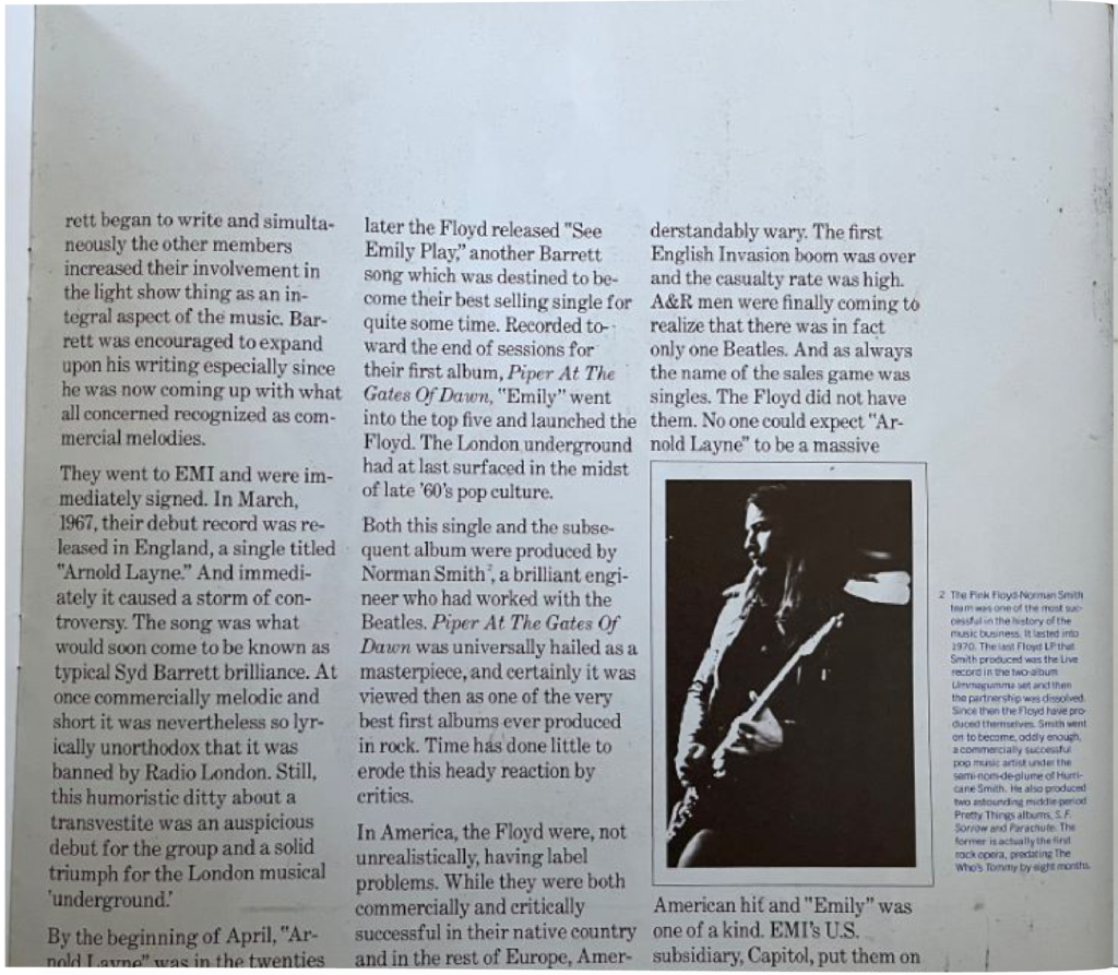 1975 Pink Floyd Columbia Promo Book pg04