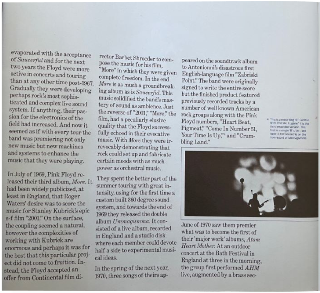 1975 Pink Floyd Columbia Promo Book pg06