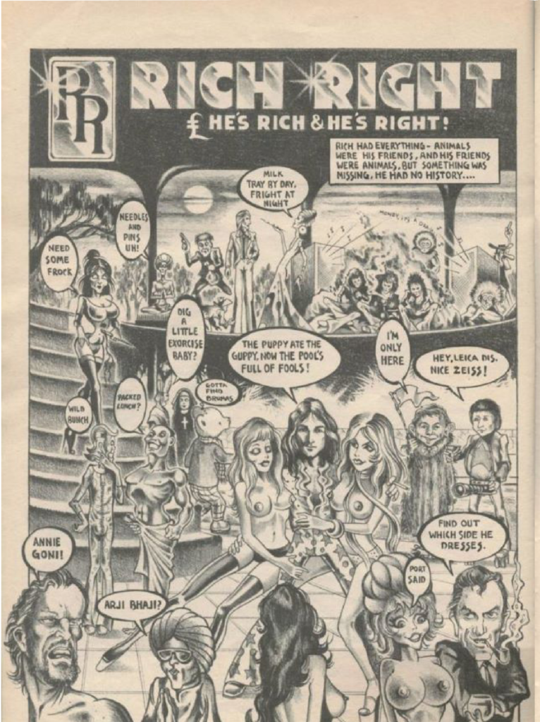 1975 Pink Floyd ‘Comic’ Tour Book Programme pg10