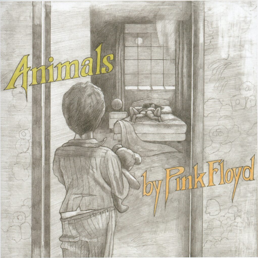 1976 Rejected Animals Cover Art Sketch