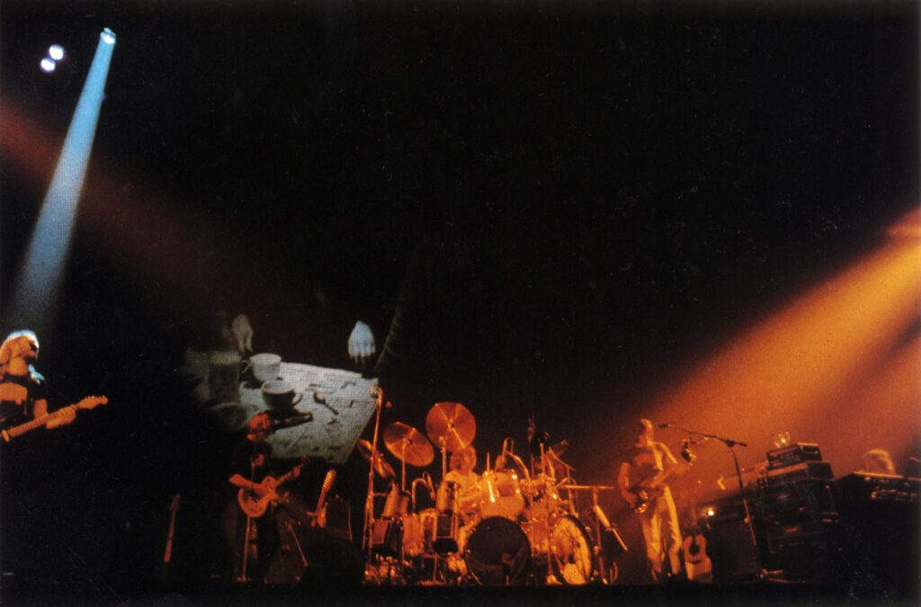 1977 Pink Floyd during Money, European In The Flesh Tour 77