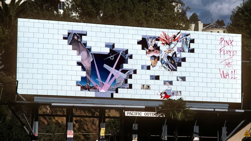 1980-01-24 The Wall Billboard on Sunset Strip in West Hollywood