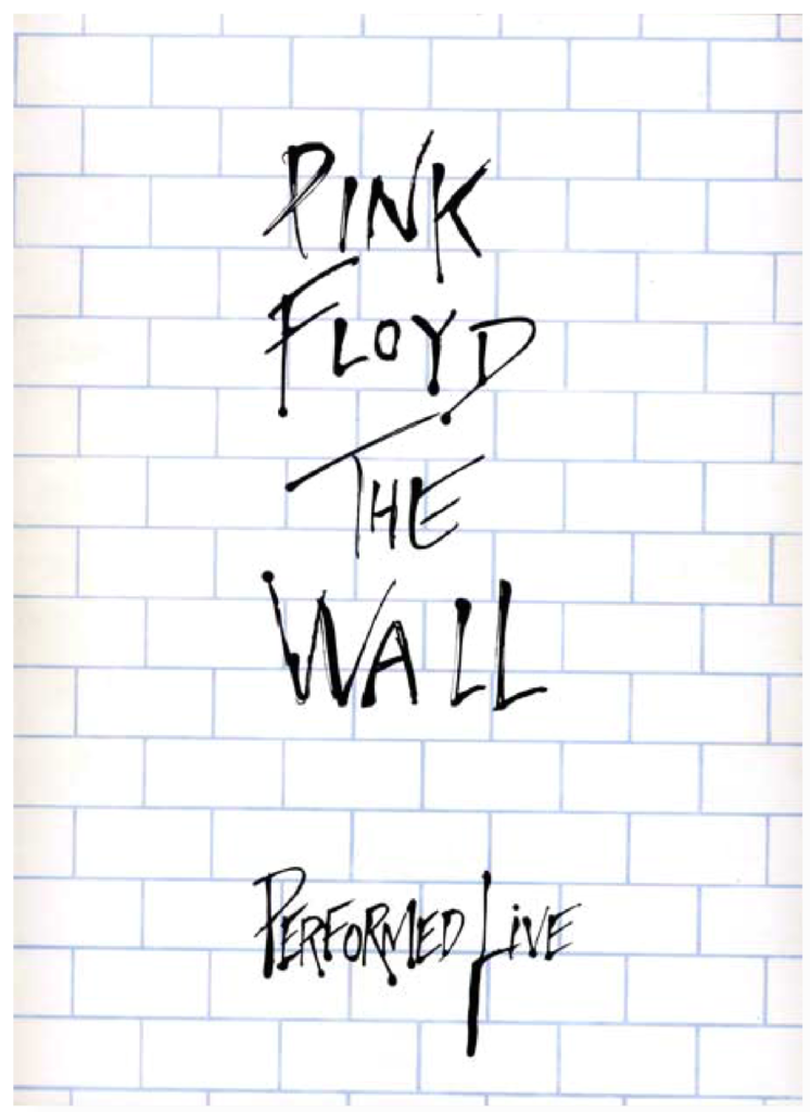 1980 Pink Floyd The Wall New York Tour Book pg01