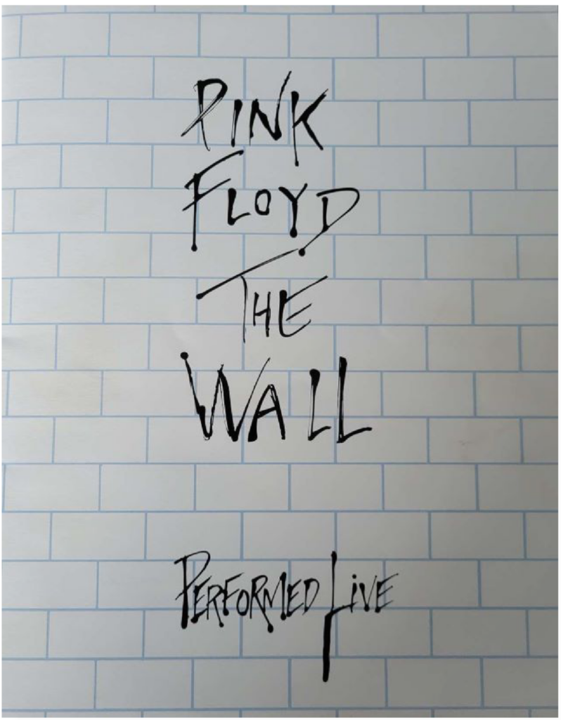 1980 The Wall Live LA Tour Book pg01