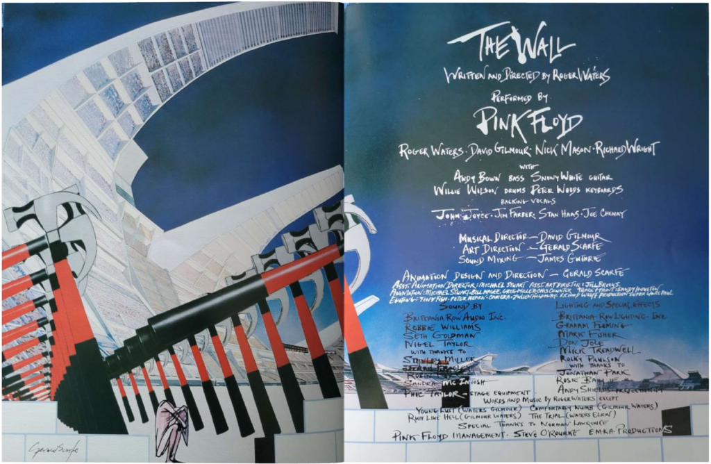 1980 The Wall Live LA Tour Book pg02-03