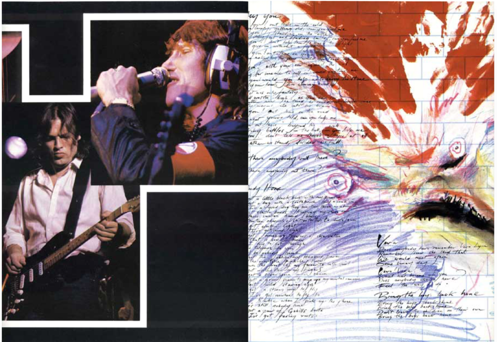 1981 Pink Floyd The Wall Dortmund Tour Programme pg14-15