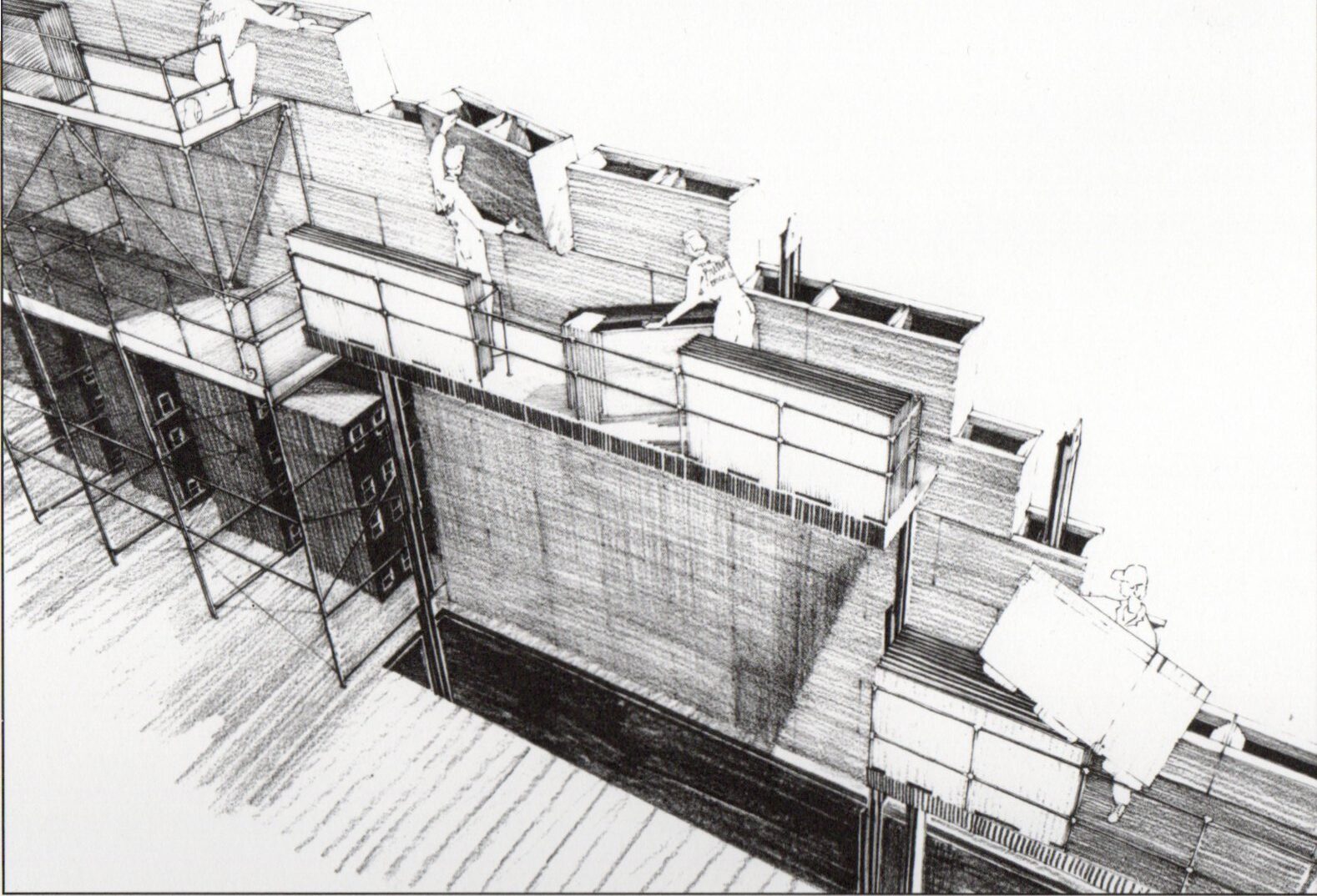 1979 Mark Fisher The Wall Drawing Building The Wall