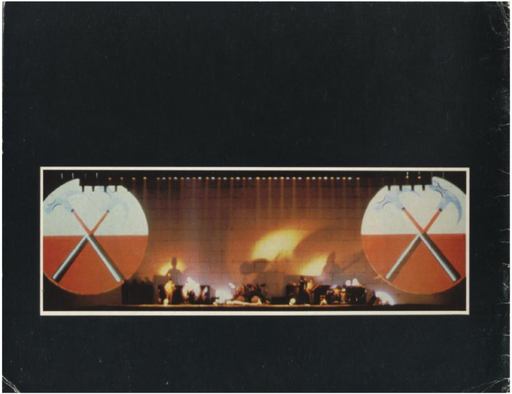 1981 Pink Floyd The Wall Earls Court Tour Programme pg24