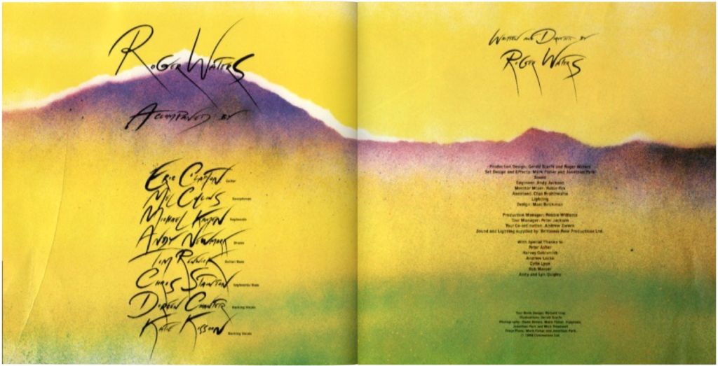 1984-85 Roger Waters Pros & Cons Tour Book pg02-03