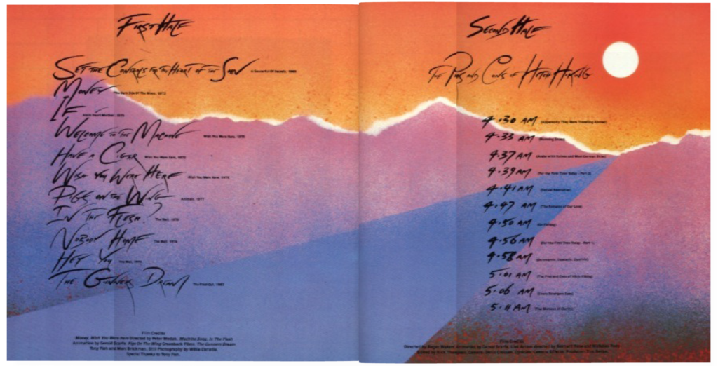 1984-85 Roger Waters Pros & Cons Tour Book pg16-17