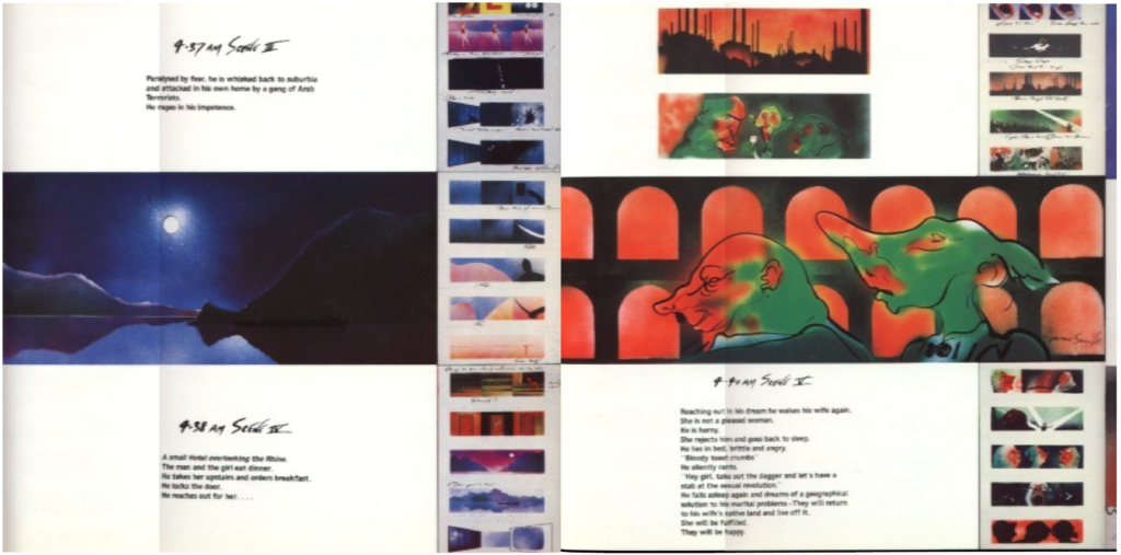 1984-85 Roger Waters Pros & Cons Tour Book pg20-21
