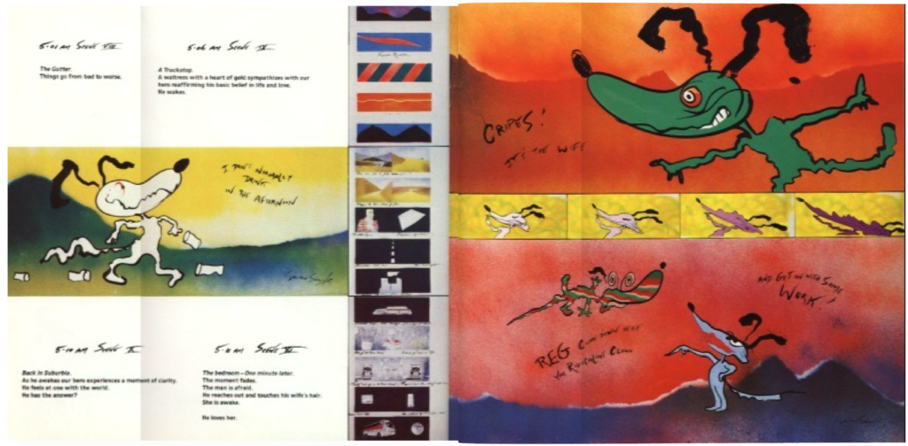 1984-85 Roger Waters Pros & Cons Tour Book pg24-25