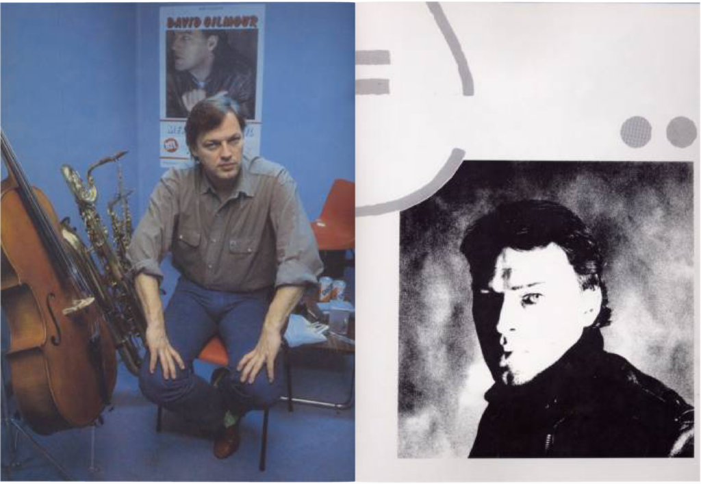 1984 David Gilmour About Face Tour Book pg12-13