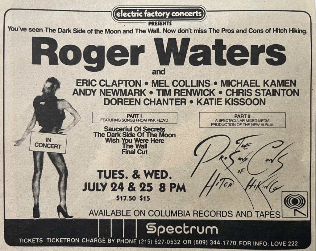 1984 Pros and Cons of Hitch Hiking handbill