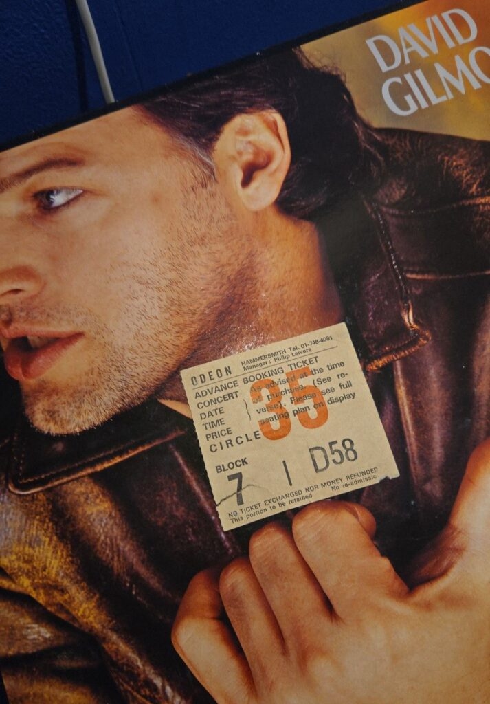 1984 Ticket stub and tour programme for About Face Tour