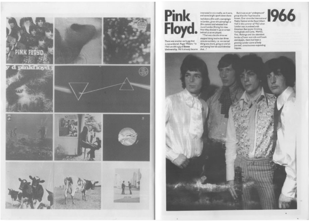 1988 Pink Floyd Wembley Unofficial Tour Programme pg14-15