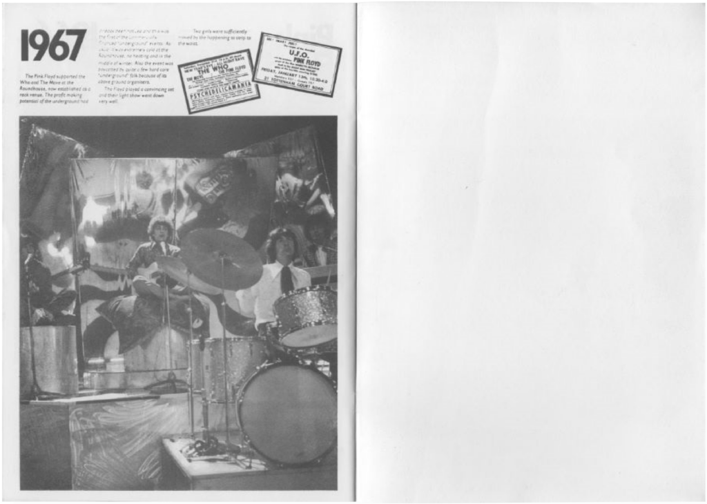 1988 Pink Floyd Wembley Unofficial Tour Programme pg16-17