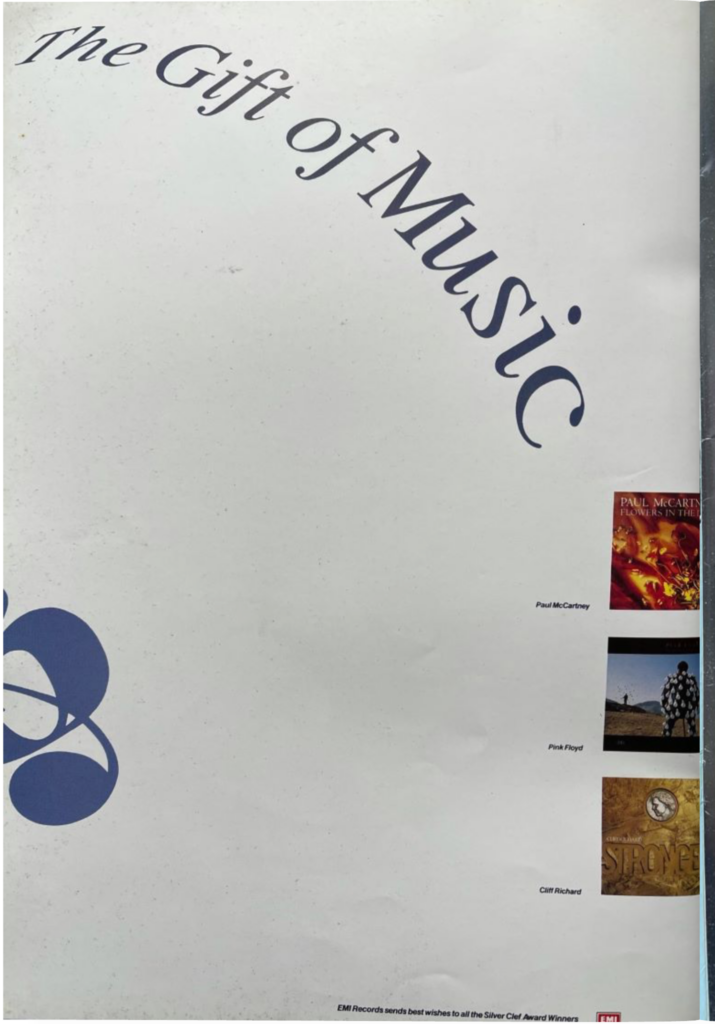 1990 Pink Floyd Knebworth Silver Clef Award Winners pg04