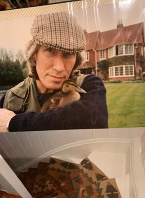 2025-01 Roger Waters Memoirs with Donald Duck in Garden