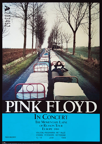 1988 Pink Floyd Stadion Feyenoord, Rotterdam, Netherlands, June 13-14, 1988